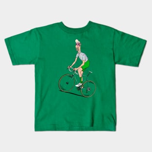 Road Cycling Nerd Kids T-Shirt